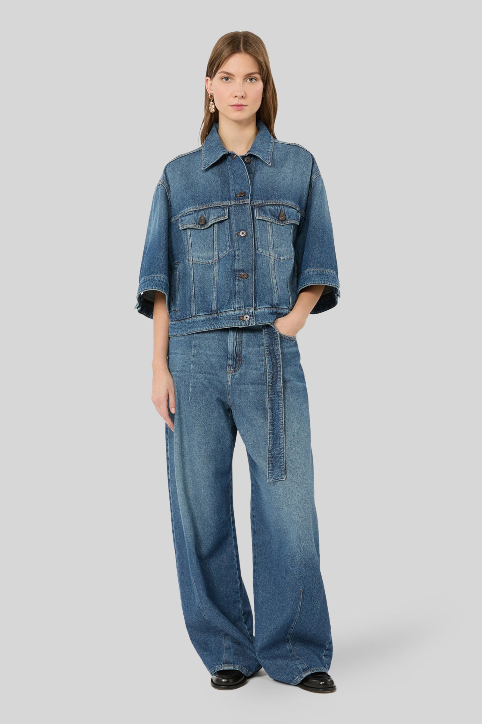 Max Mara Weekend Jeans Madia Blu Medio Donna - 2
