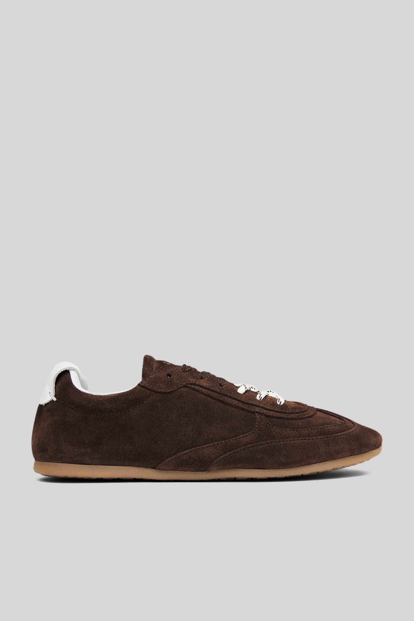 Tb.24 Suede Chocolate Brown Leather Sneaker - 1