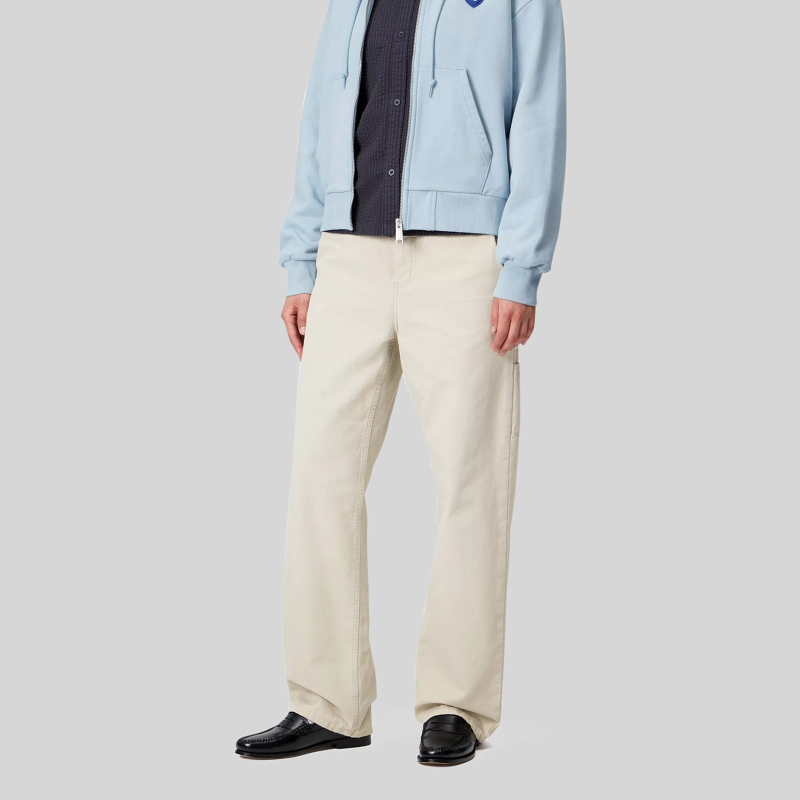 Carhartt Wip W' Pierce Pant Grigio Chiaro Donna - 5