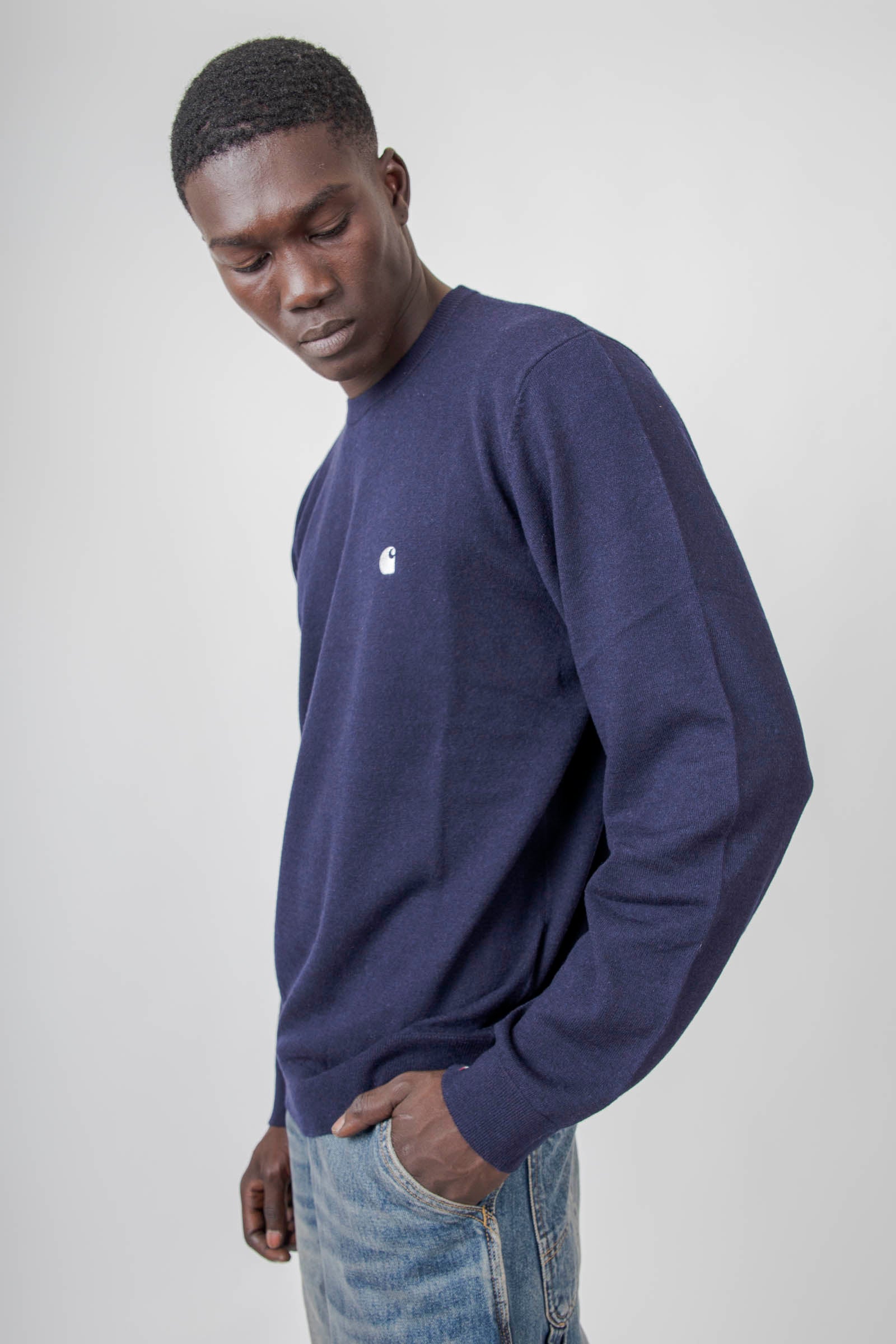 Carhartt Wip Maglia Madison Blu Scuro Uomo - 1