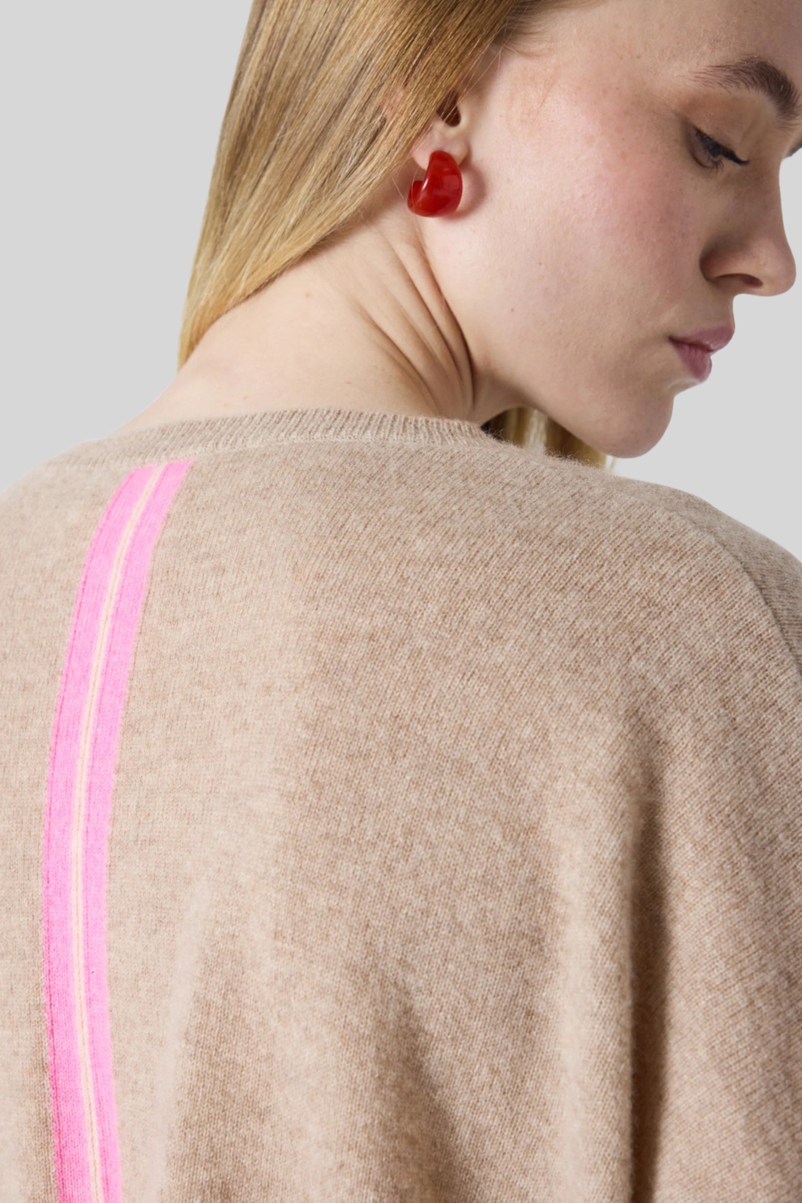 Absolut Cashmere Maglia Chloe Beige Donna - 2