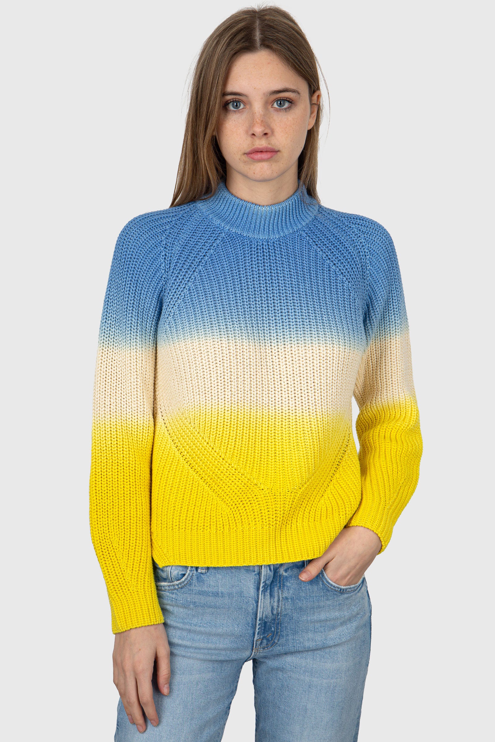 Woolrich Solid Color Crewneck Sweater in Pure Multicolor Cotton - 2