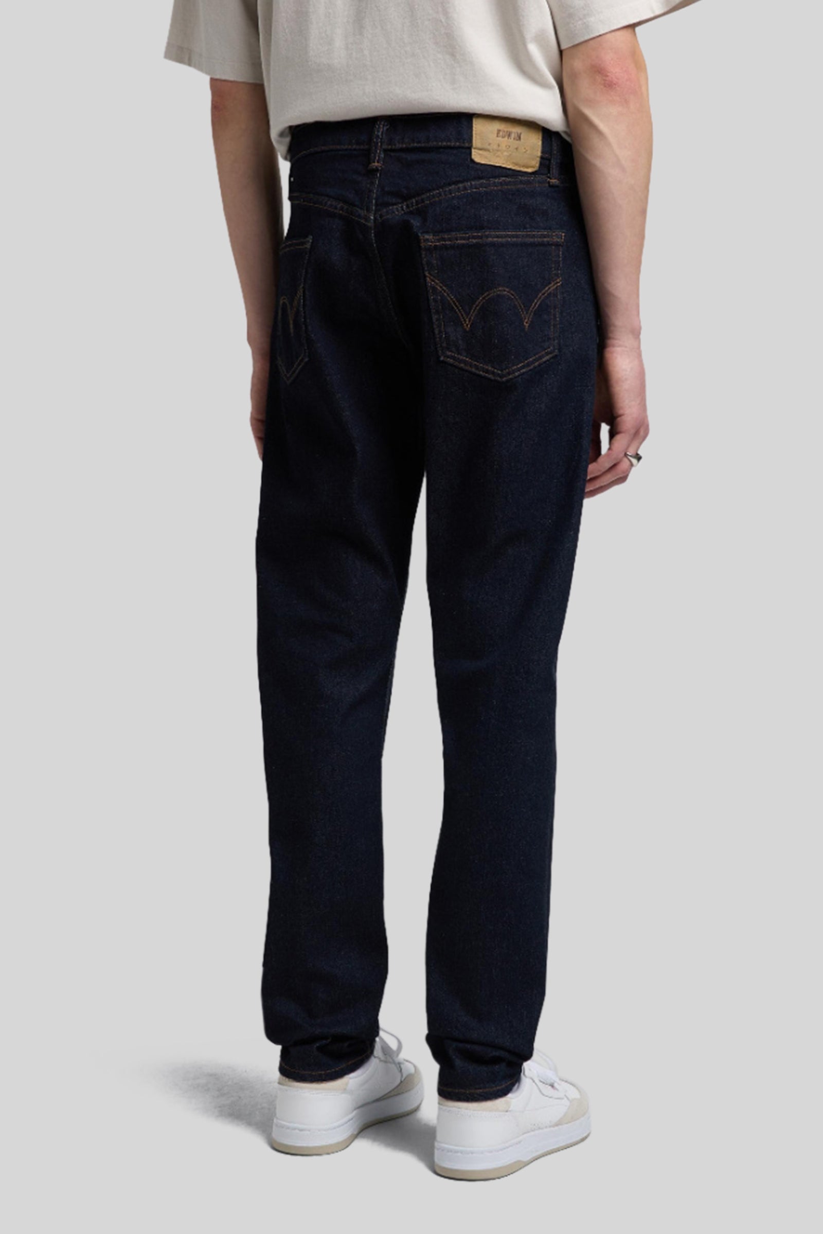 Edwin Jeans Slim Tapered Japan Blu Scuro Uomo - 2