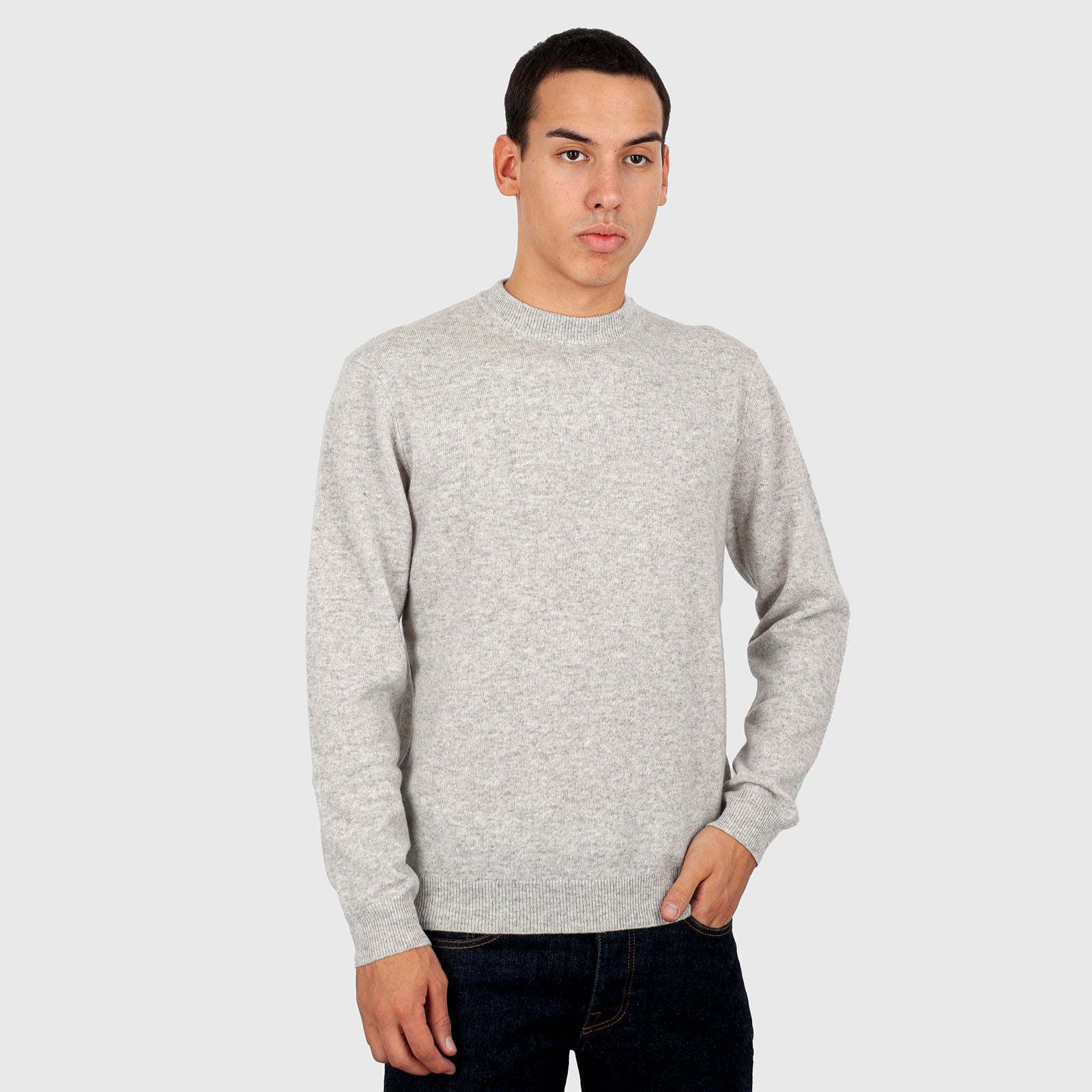 Absolut Cashmere Maglia Trader Grigio Chiaro Uomo - 6