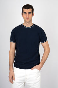 Aspesi Cotton T-Shirt Blue M444 aspesi