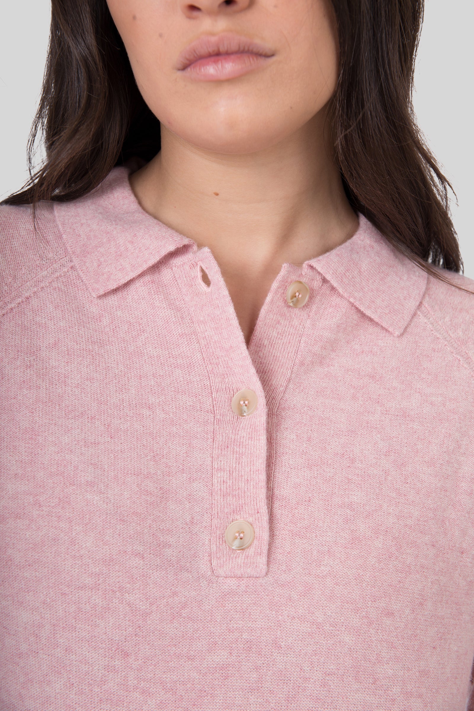 Absolut Cashmere Maglia Milla Rosa Chiaro Donna - 4