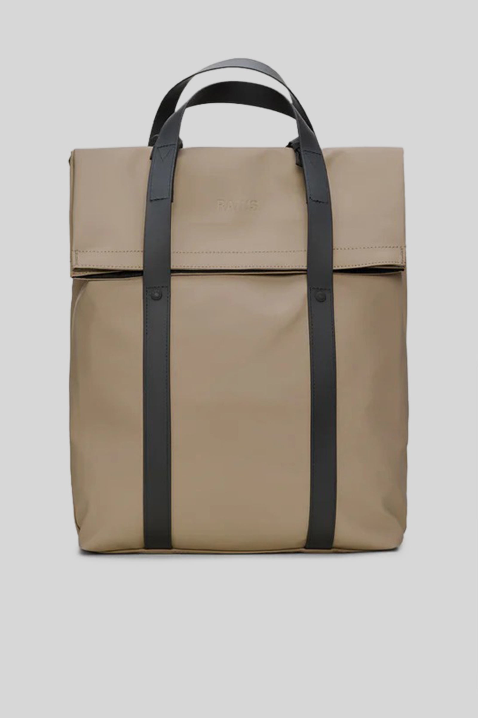 Rains 2 Way Tote Backpack Beige Unisex - 2