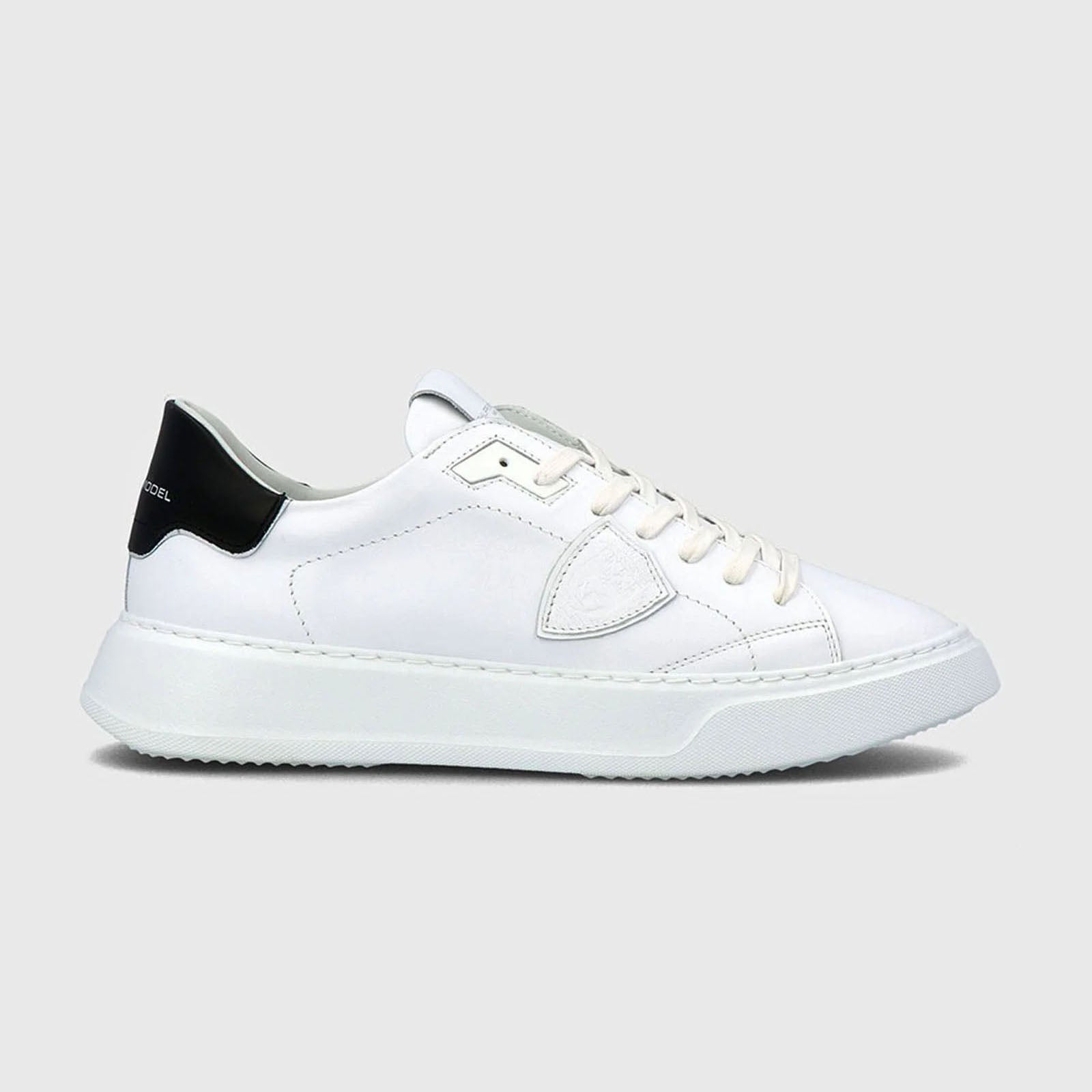 Philippe Model Sneaker Temple Veau Blanc Noir Bianco/nero Uomo - 6