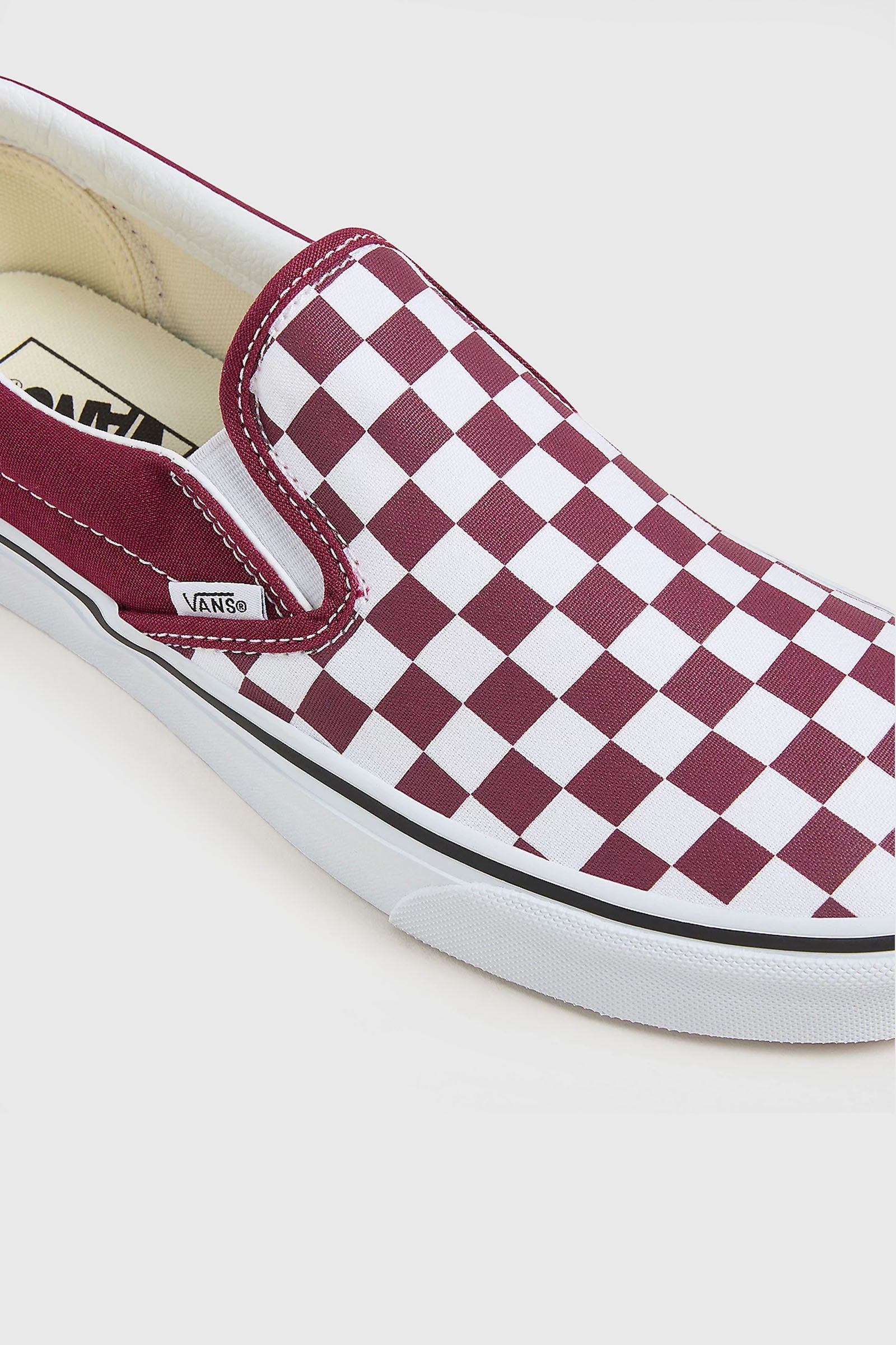 Vans "off The Wall" Sneaker Classic Slip-on Bordeaux Donna - 2