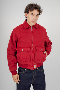 Carhartt Wip Stanton Jacket Rosso Uomo carhartt wip