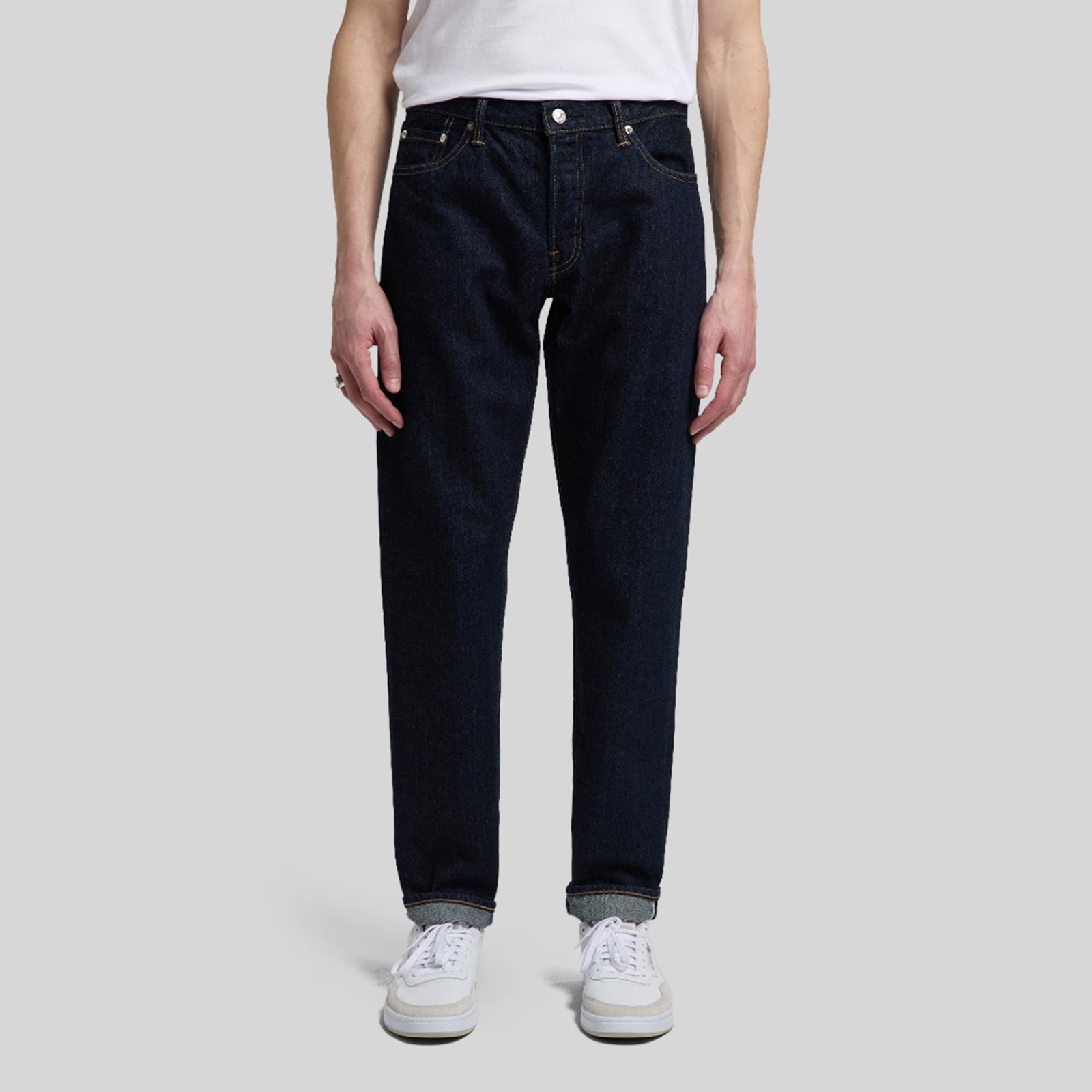 Edwin Jeans Regular Tapered Blu Scuro Uomo - 6