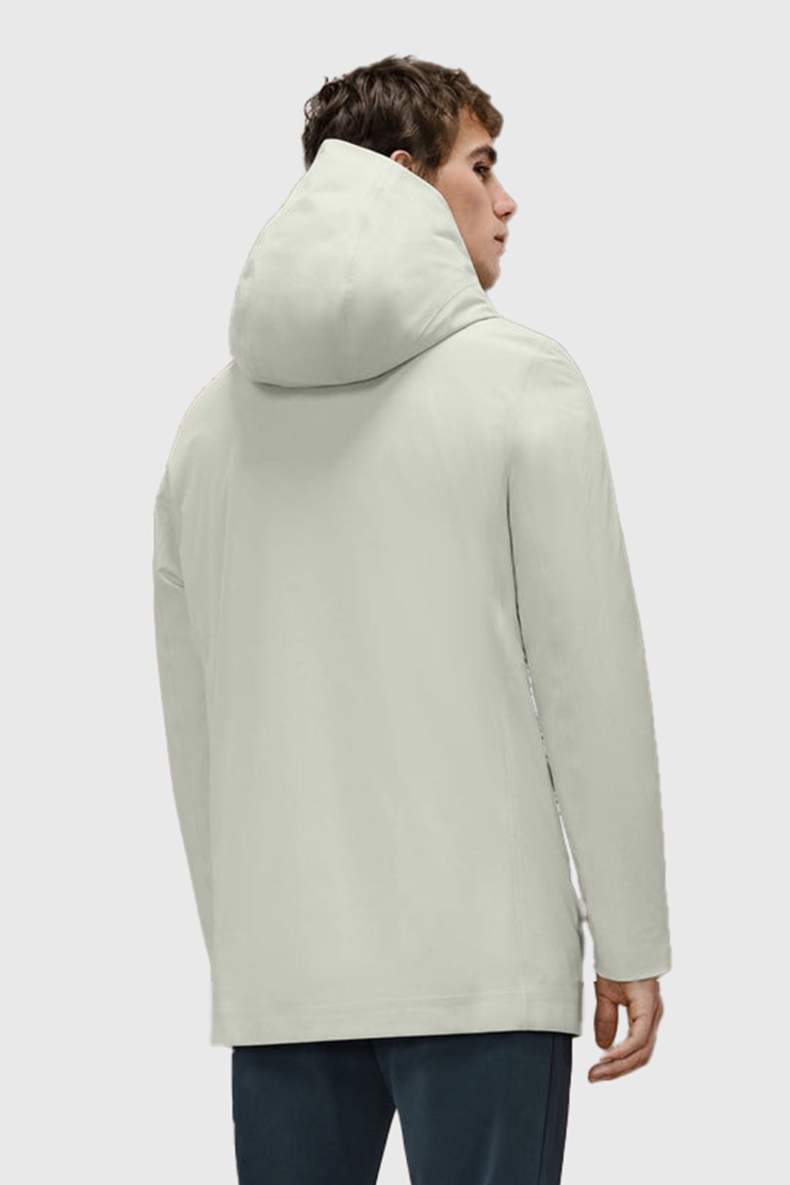 Rrd Egg Floating Parka Crema Uomo - 3