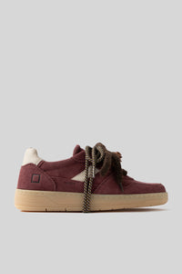 D.a.t.e. Sneaker Court 2.0 Suede Bordeaux Donna d.a.t.e.