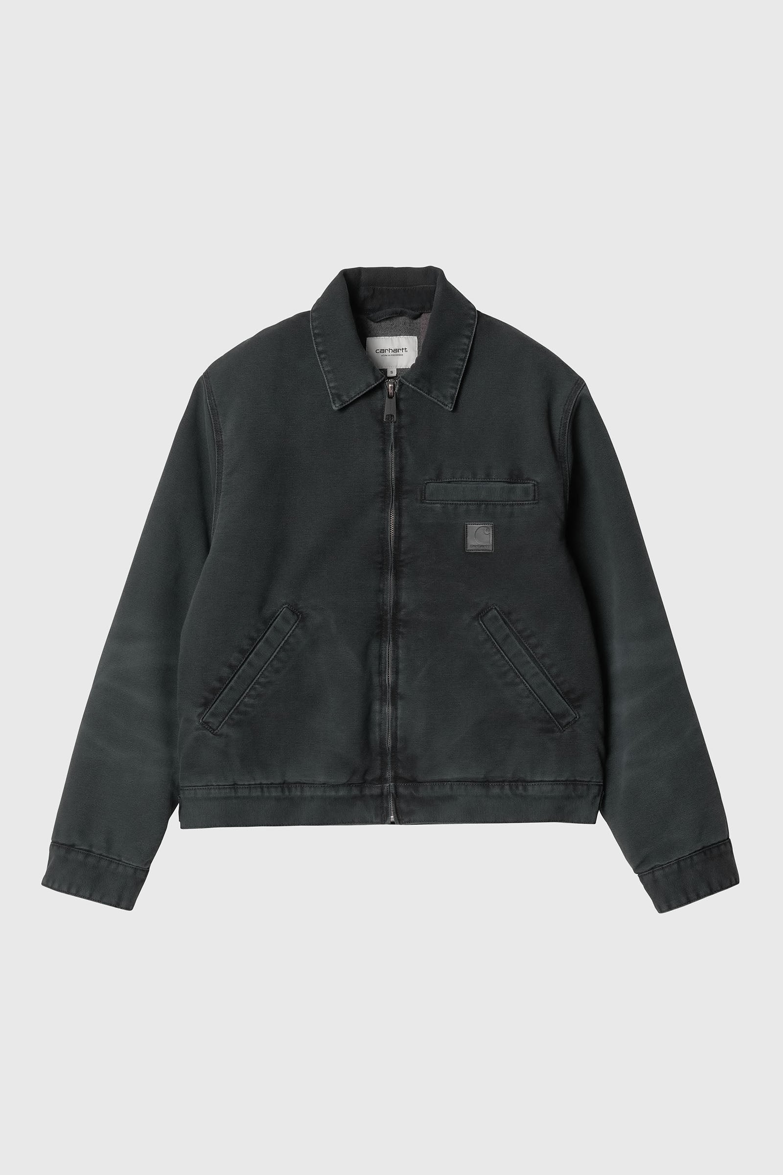 Carhartt Wip W' Dayton Jacket 'dearborn' Canvas Nero Donna - 1