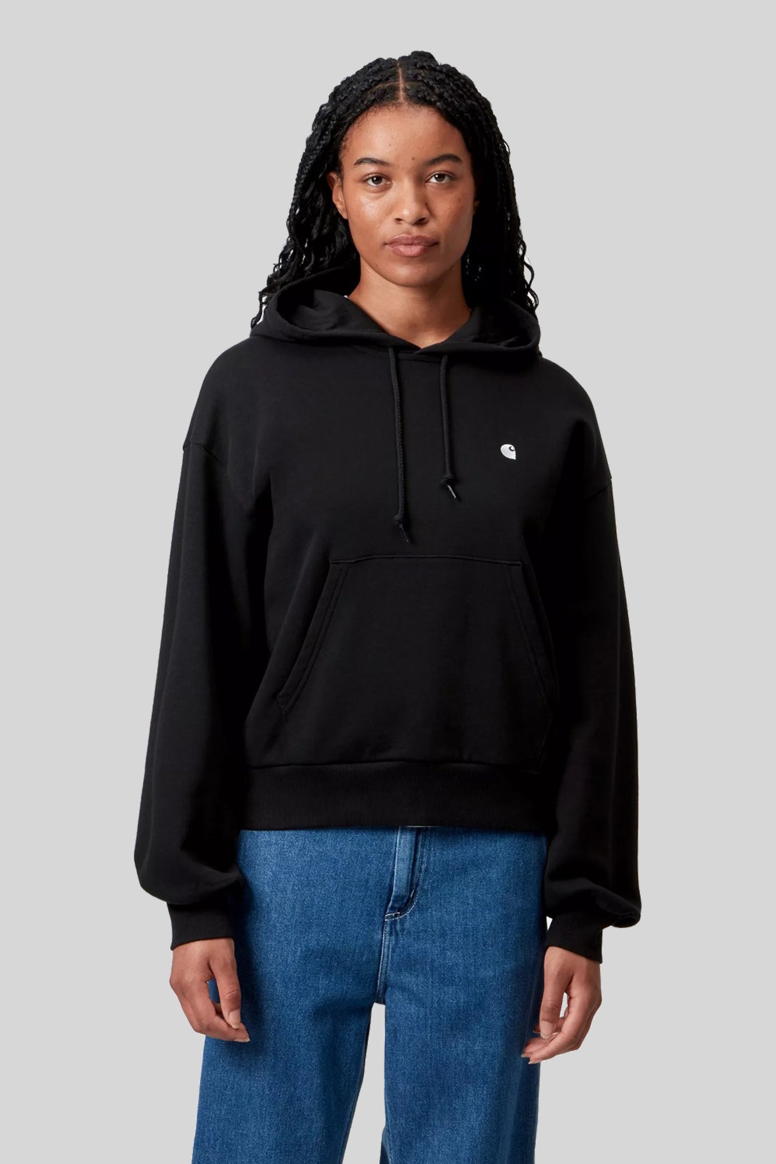 Carhartt Wip W' Hooded Casey Sweatshirt Nero Donna - 1