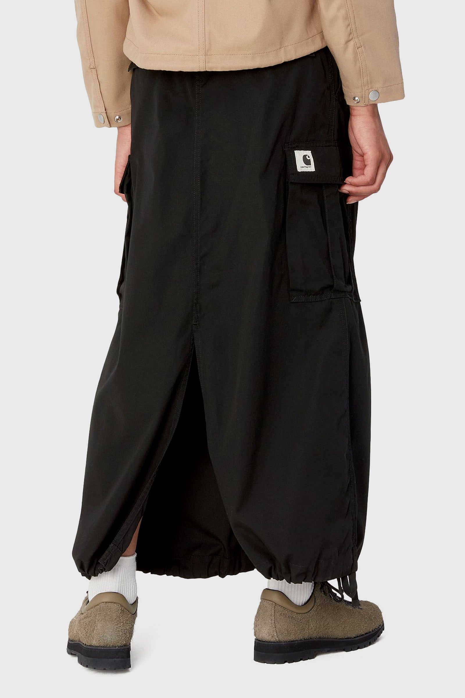 Carhartt Wip W' Cargo Skirt Long Nero Donna - 2