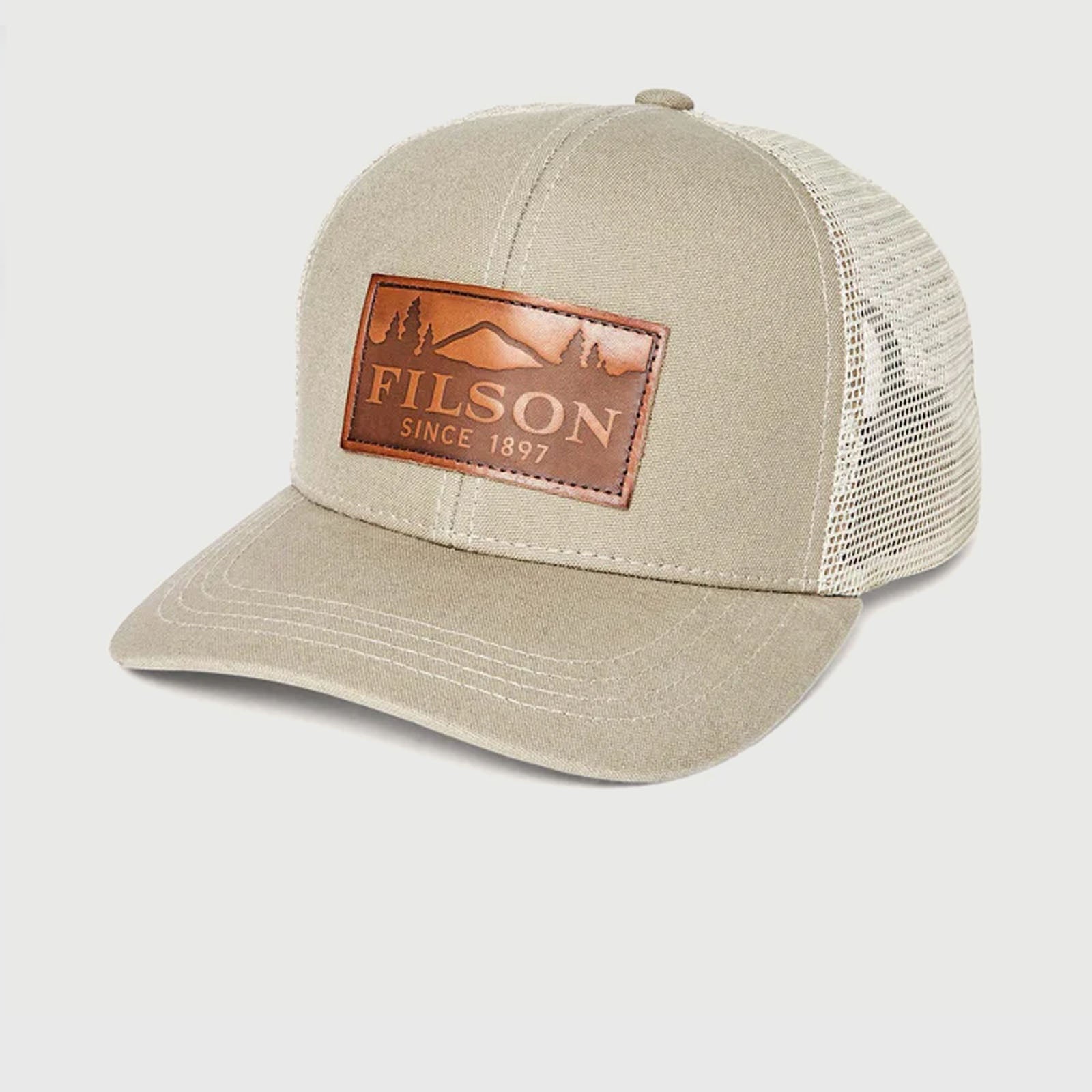Filson Dry Tin Logger Mesh Cap, Synthetic, Light Beige - 4