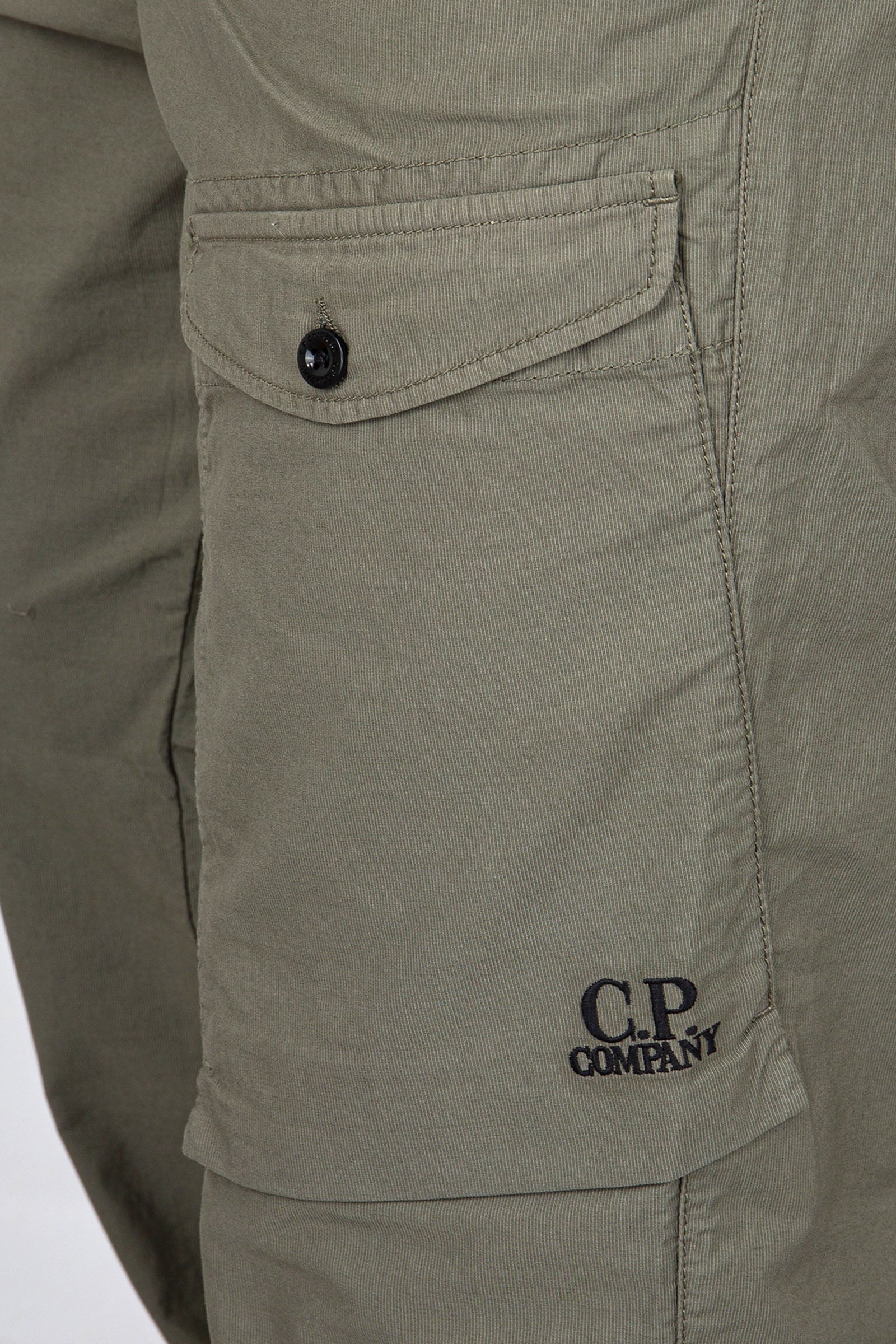 C.P. Company Green Military Cotton Cargo Pants - 6
