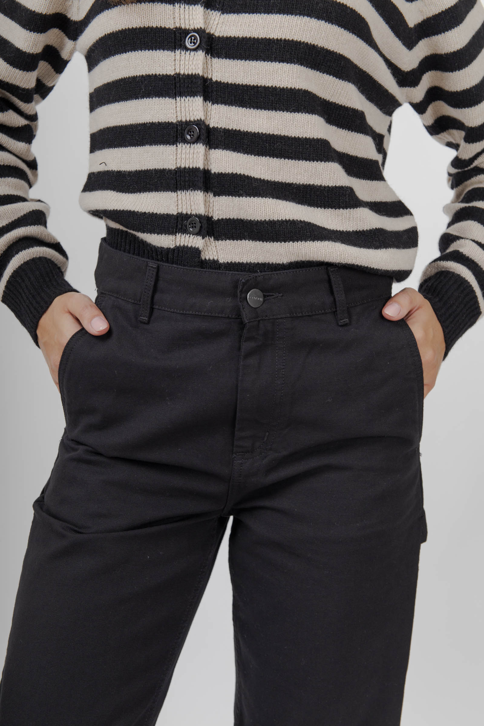 Carhartt Wip W' Pierce Pant Nero Donna - 5