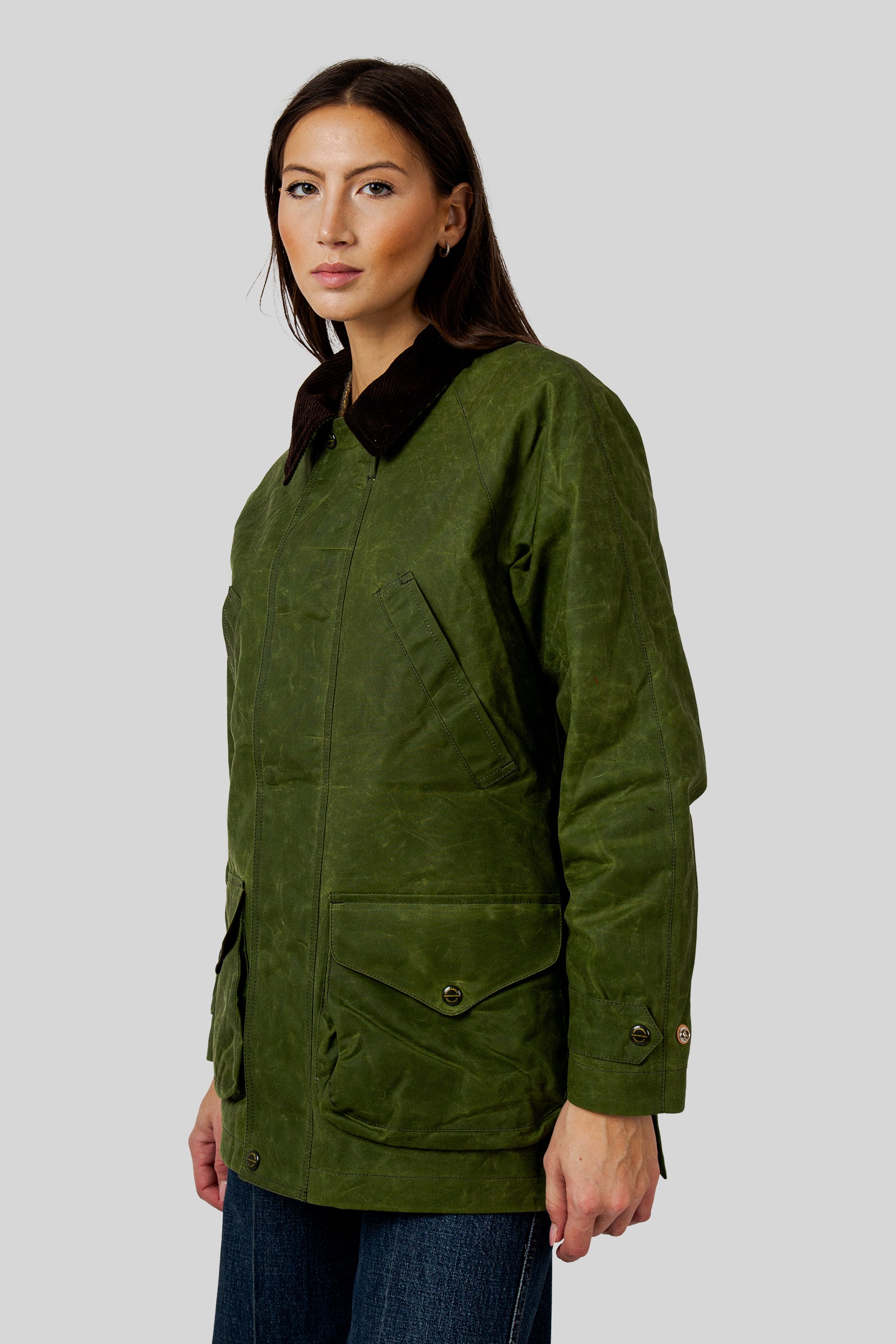 Manifattura Ceccarelli Woman Rain Caban Verde Chiaro Donna - 5