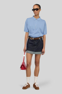 Semicouture Gonna Floriane Blu Scuro Donna semicouture