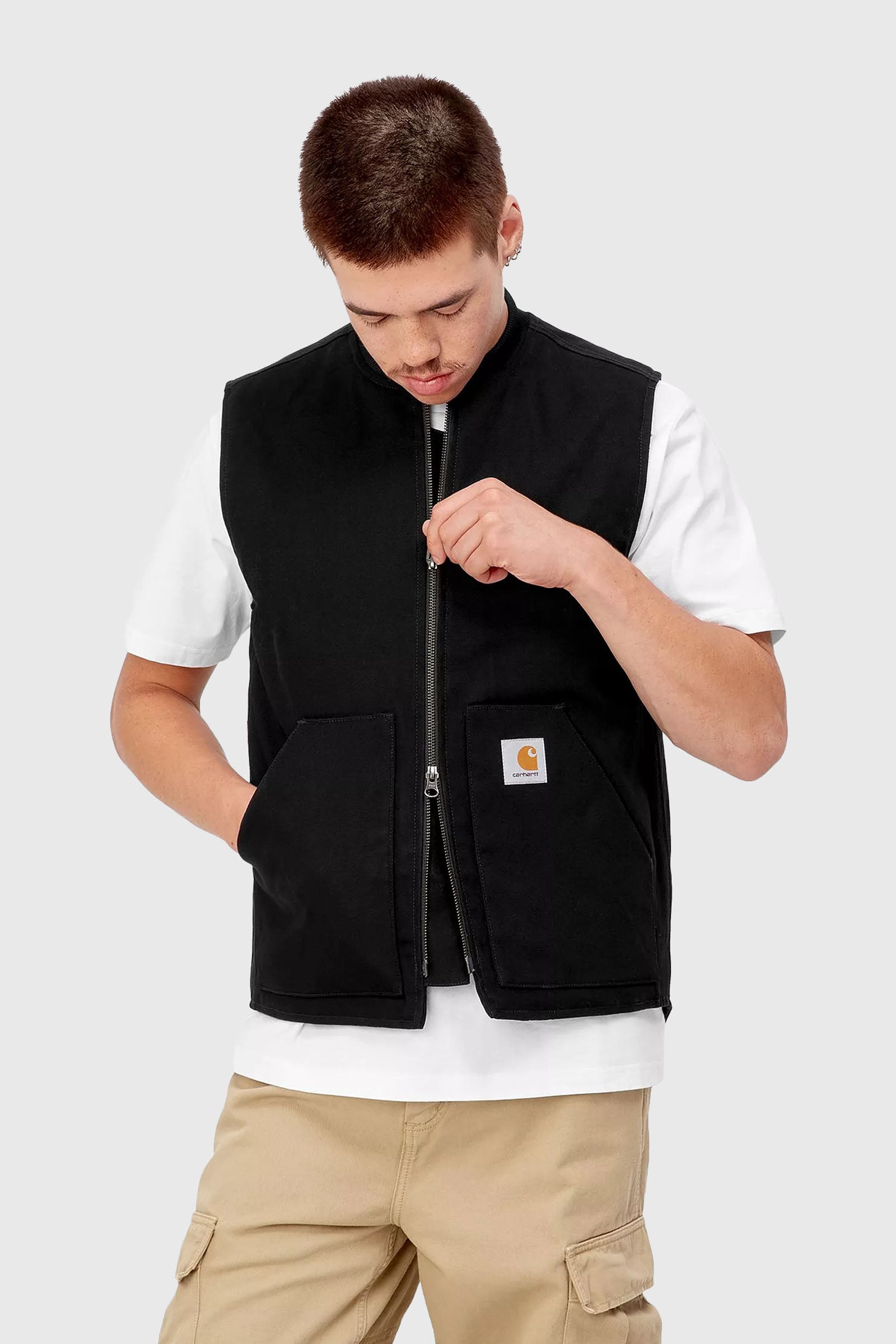 Carhartt Wip Classic Vest Nero Uomo - 1