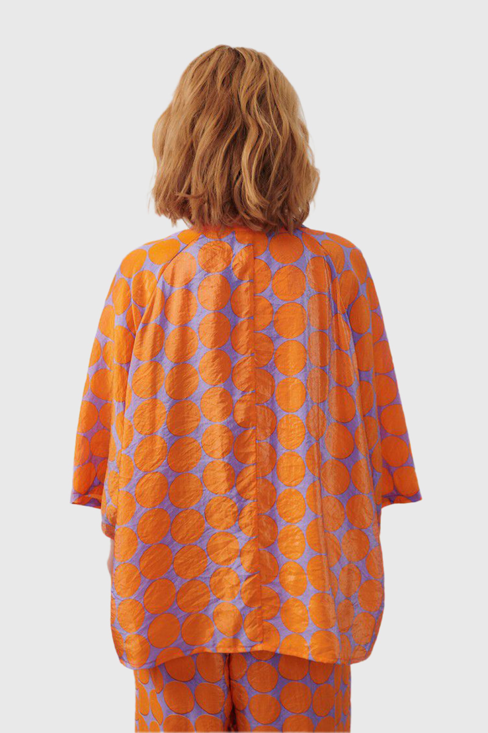 American Vintage Kimono Scarow Arancio Donna - 3