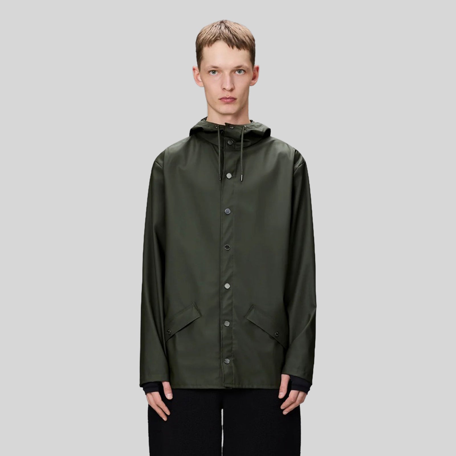 Rains Jacket Verde Uomo - 4