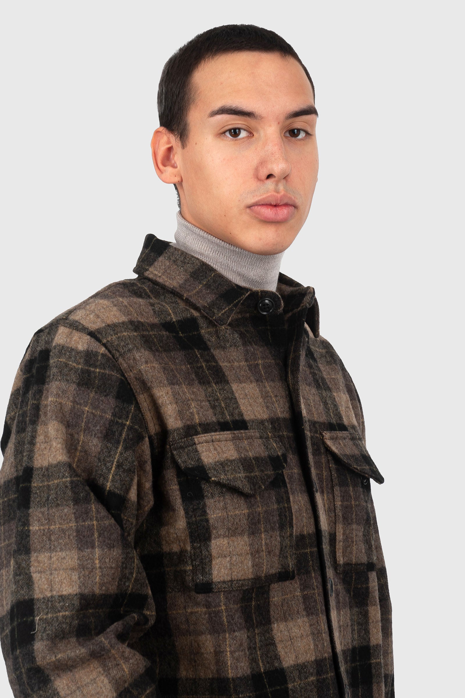 Filson Wool Jac-shirt Beige/nero Uomo - 5