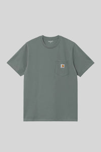 Carhartt Wip Short Sleeve Pocket T-shirt Verde Salvia Uomo carhartt wip