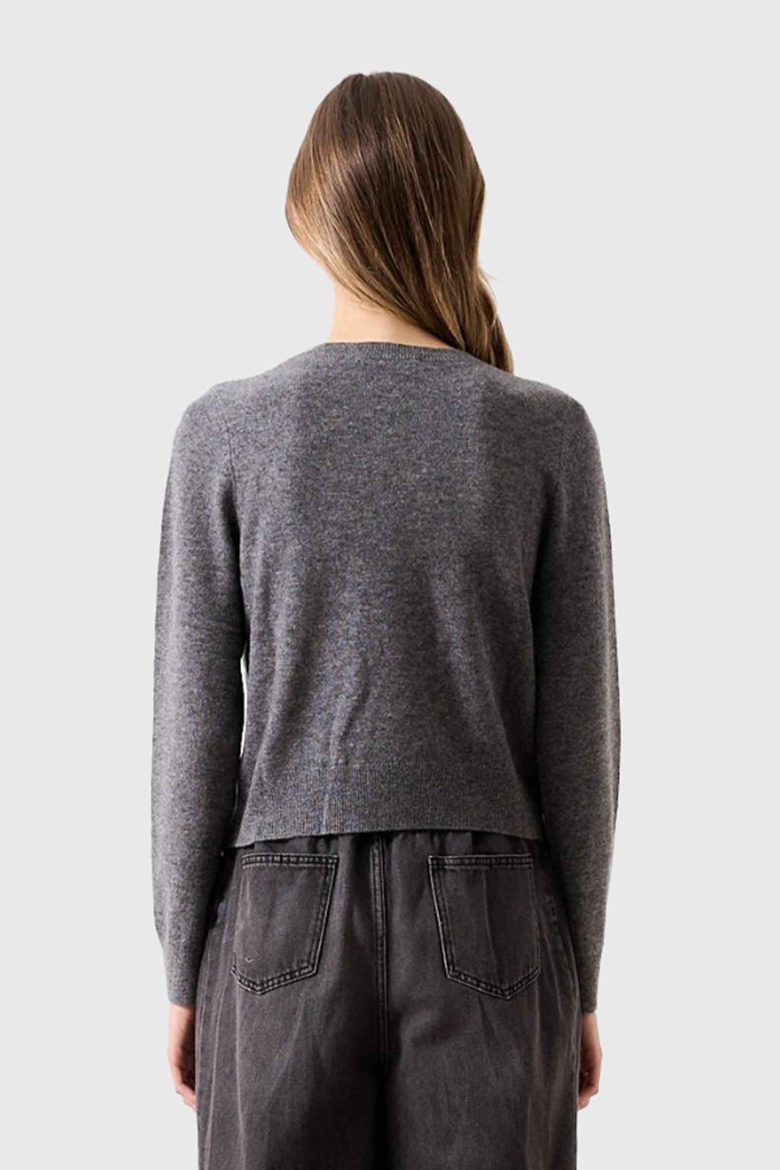 Absolut Cashmere Maglia Carlie Grigio Scuro Donna - 5