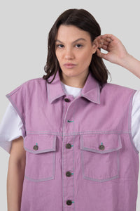 American Vintage Gilet Grezbay Rosa Donna american vintage