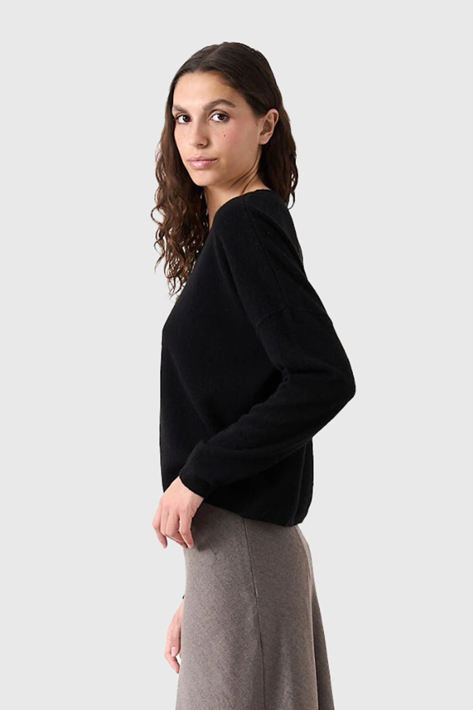 Absolut Cashmere Maglia Kaira Nero Donna - 2