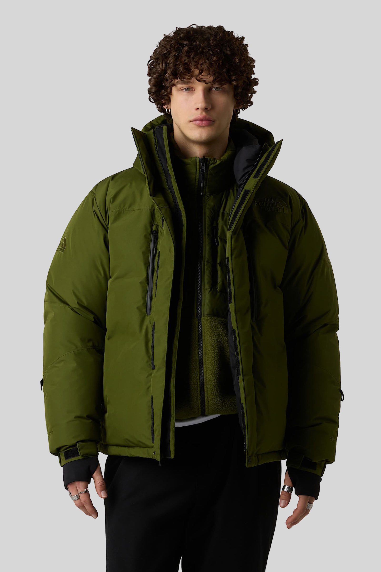 The North Face Rmst Gtx Himalayan Tek Down Jacket Verde Uomo - 1