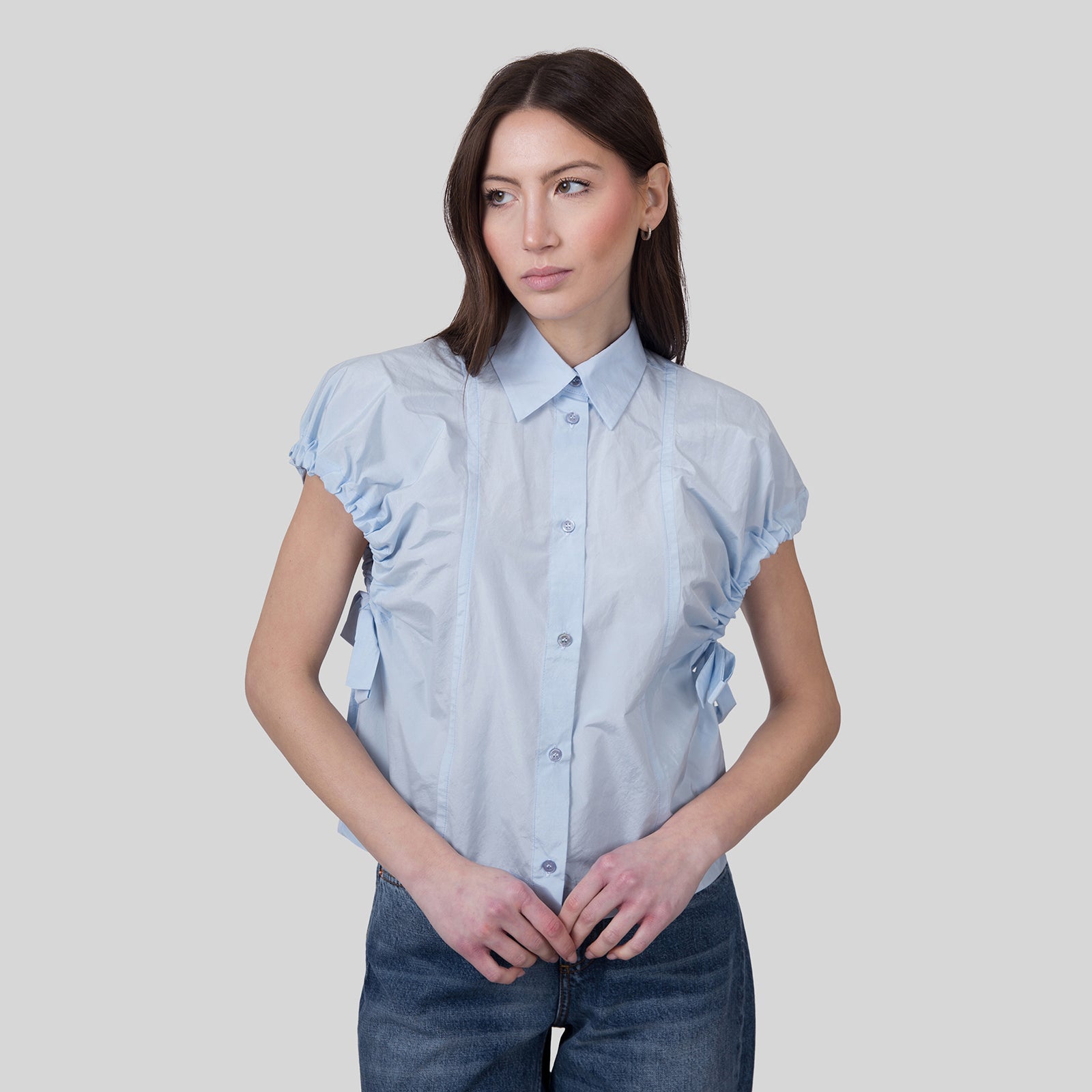 Erika Cavallini Camicia Sean Ghiaccio Donna - 7