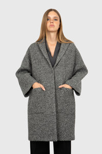 Semicouture Cappotto Sigmund Grigio Donna semicouture