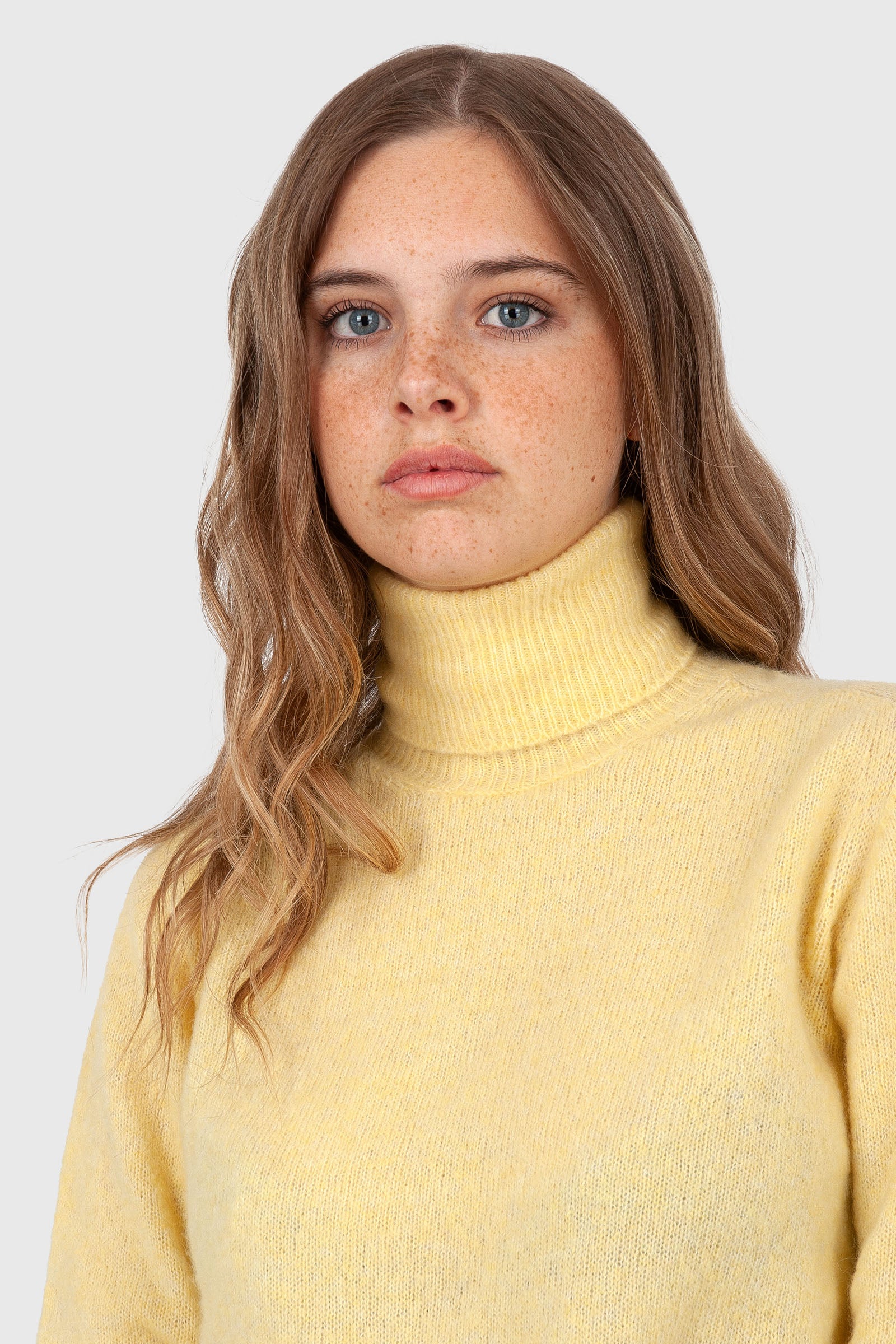 Roberto Collina Maglia Dolcevita Cashmere/seta Giallo Donna - 1