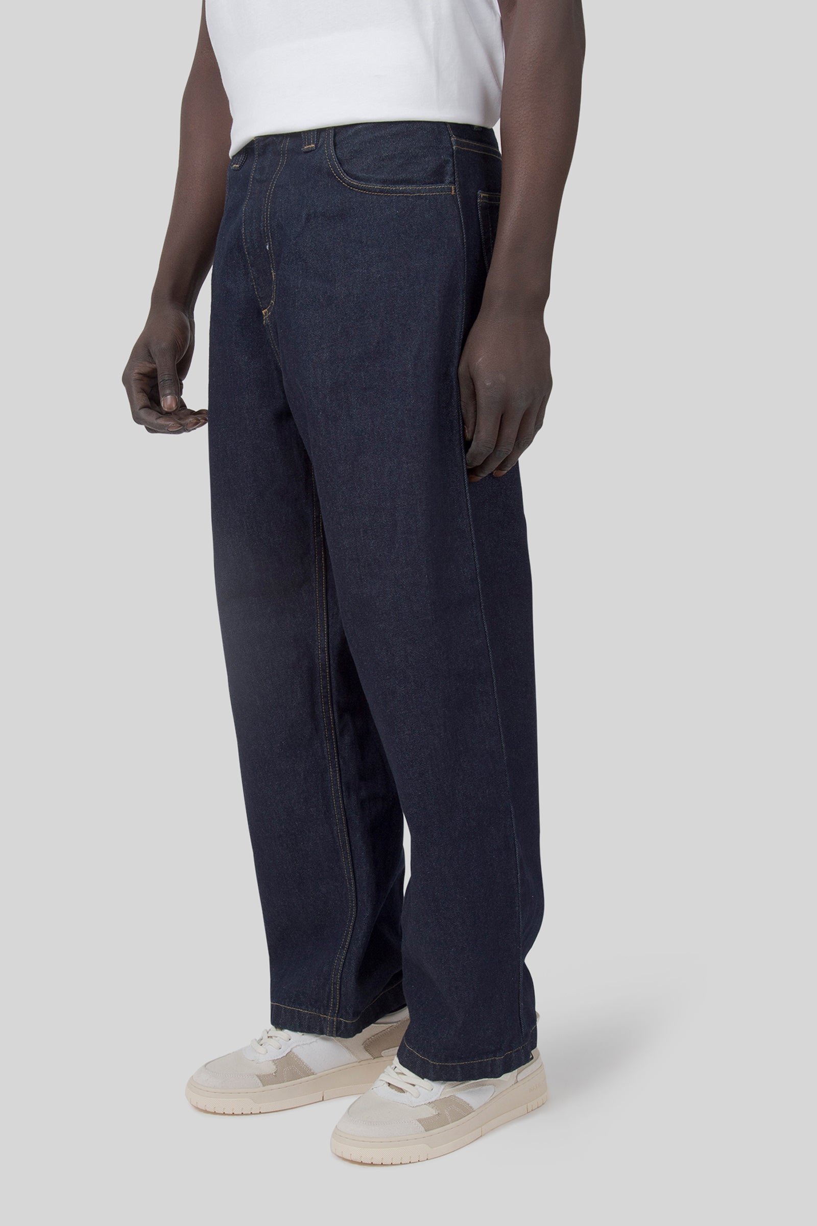 Carhartt Wip Brandon Pant Blu Scuro Uomo - 3