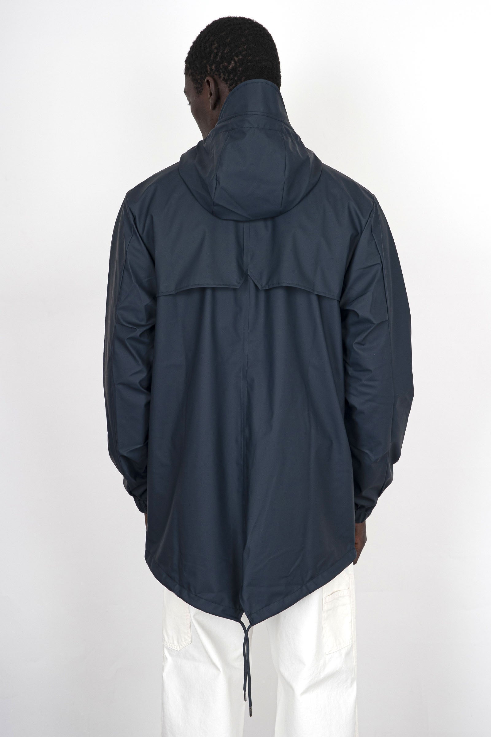 Rains Fishtail Jacket Blu Navy Uomo - 4