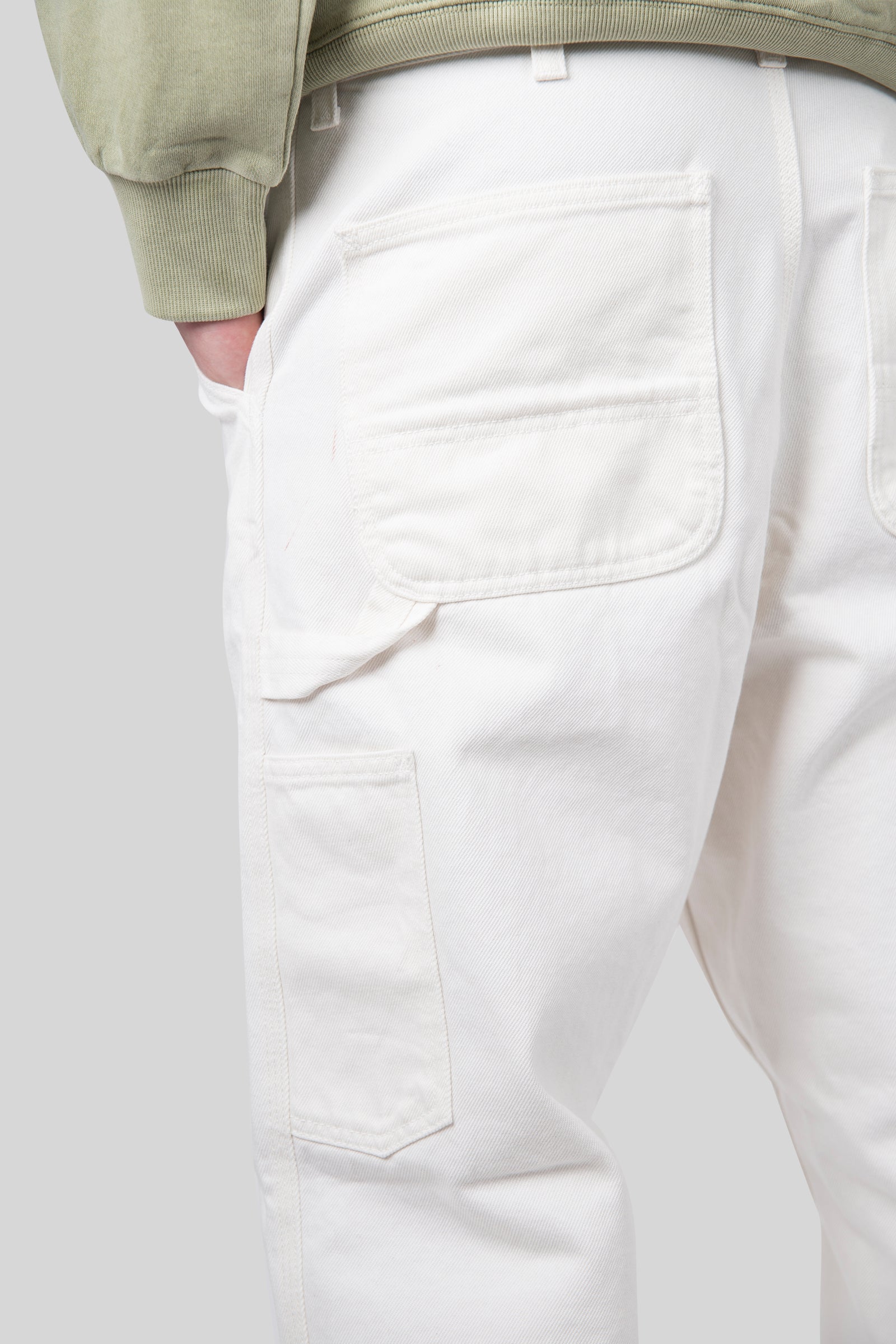 Carhartt Wip Single Knee Pant Bianco Uomo - 7