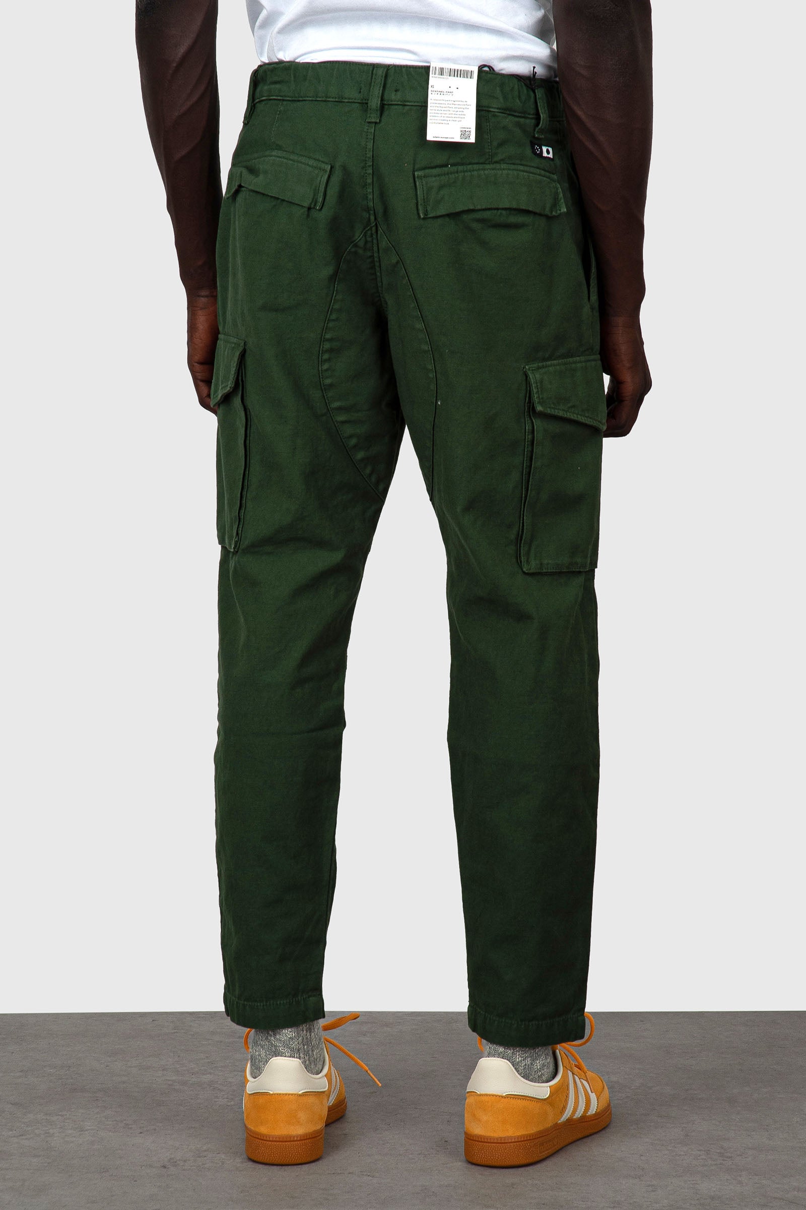 Edwin Pantalone Cargo Sentinel Verde Uomo - 5