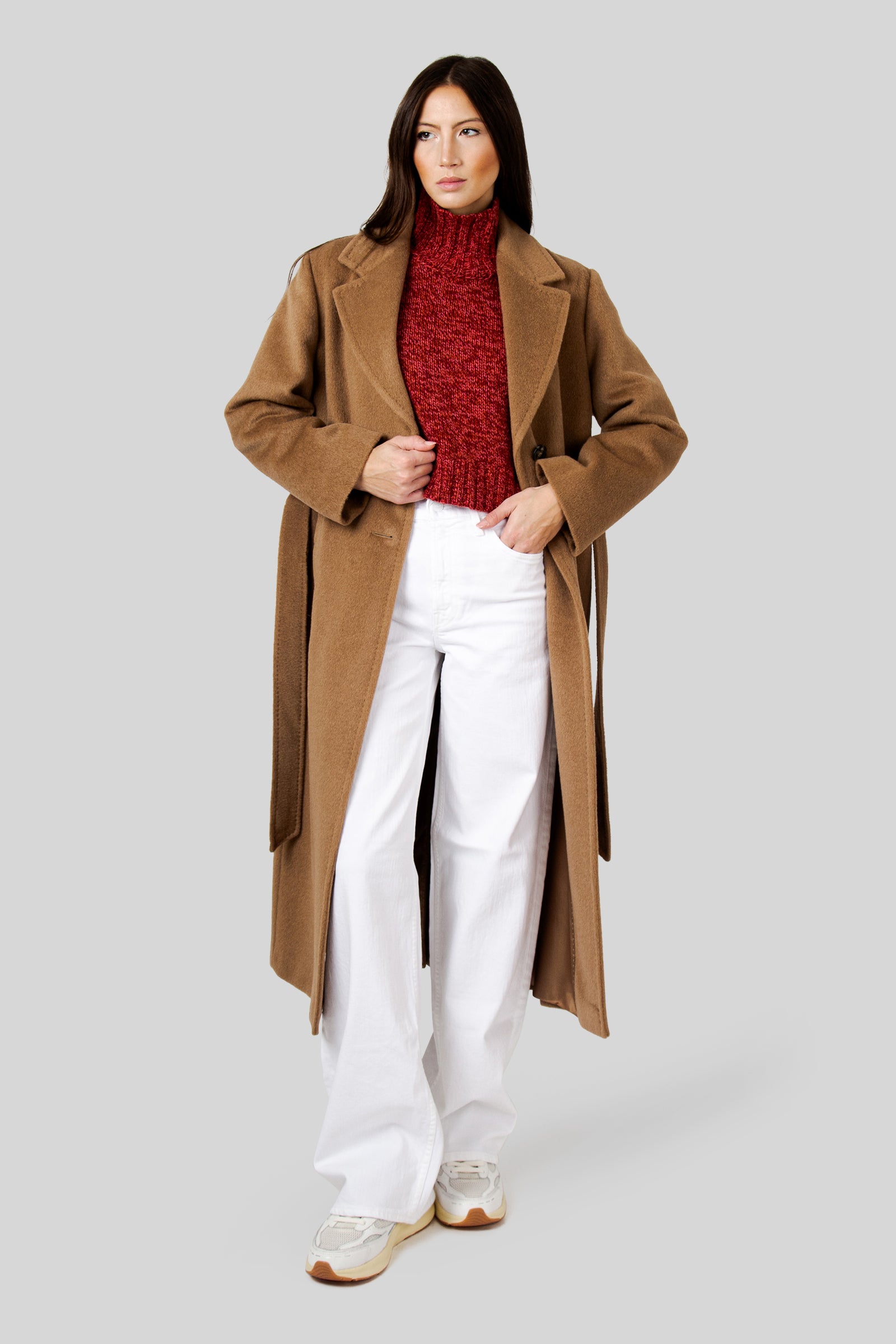 Roberto Collina Dolcevita Cropped Rosa/bordeaux Donna - 4