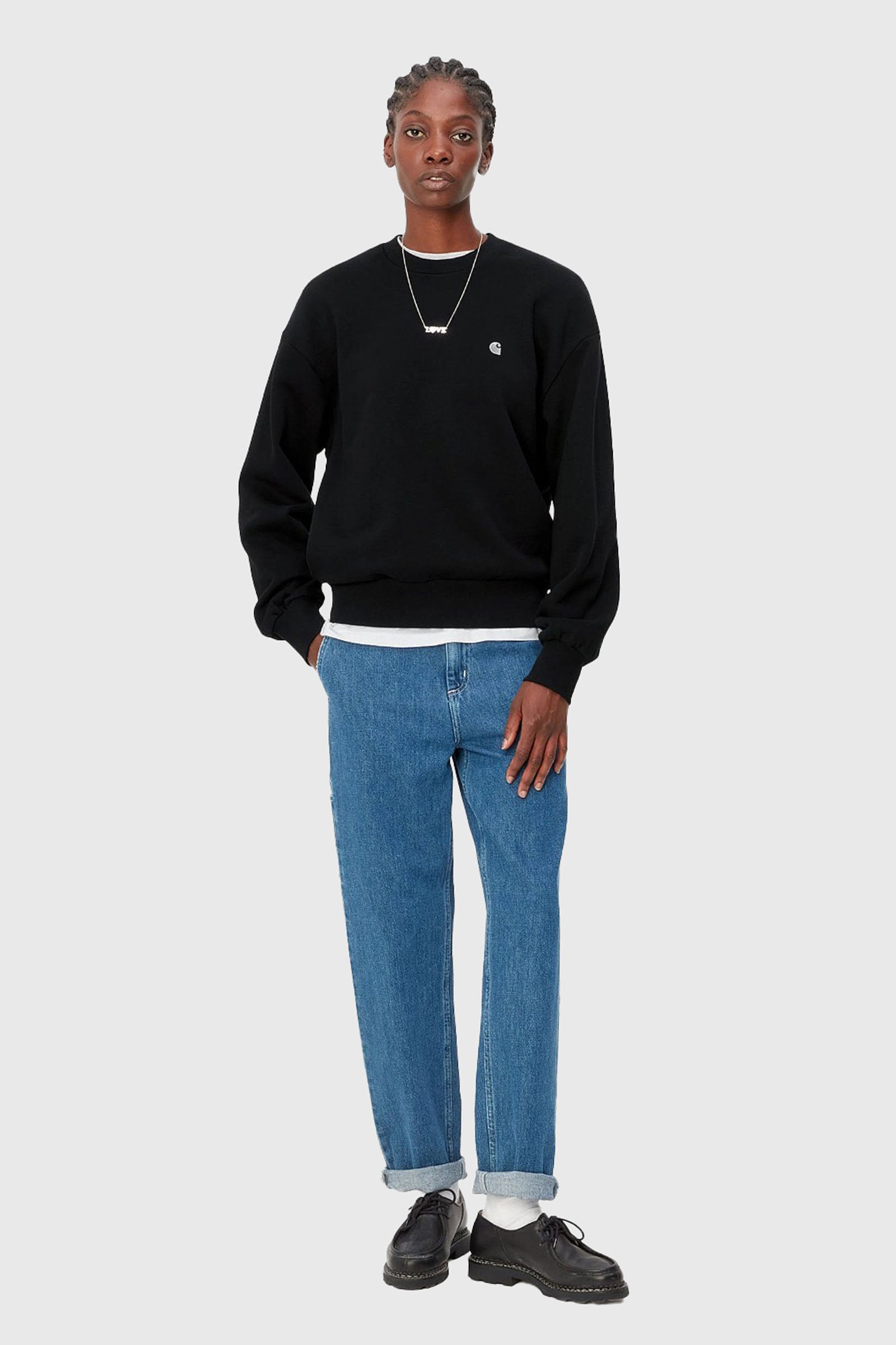 Carhartt Wip W' Casey Sweatshirt Nero Donna - 2