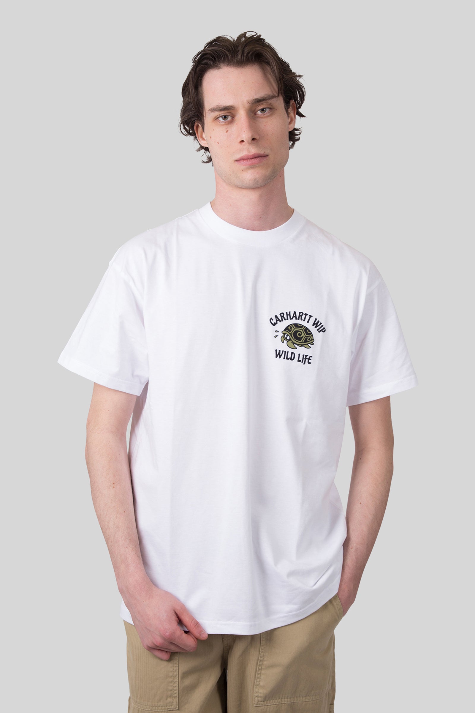 Carhartt Wip S/s Wild Life T-shirt Bianco Uomo - 1