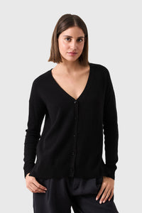 Absolut Cashmere Cardigan Antigone Nero Donna absolut cashmere