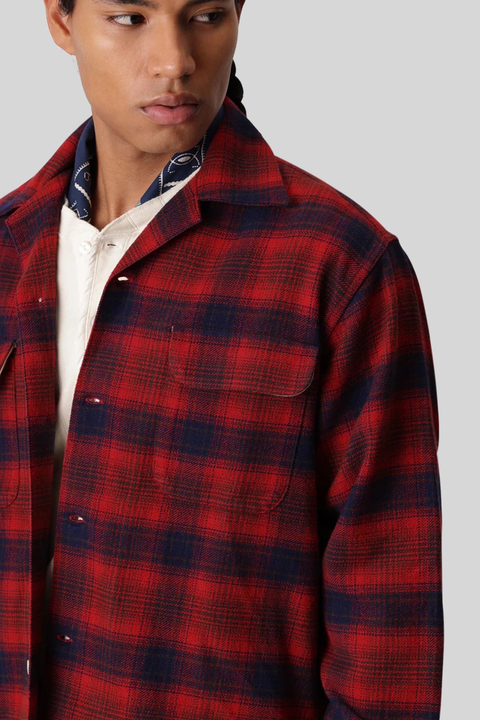 Baker Bowling Shirt In Check Cotton - 1