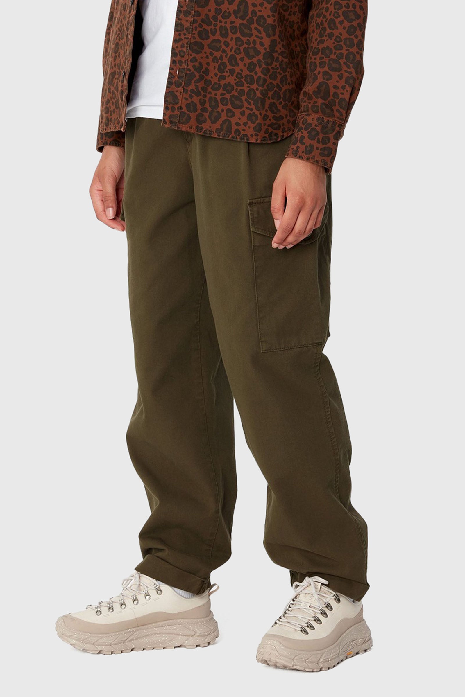 Carhartt Wip W' Collins Pant Verde Militare Donna - 3