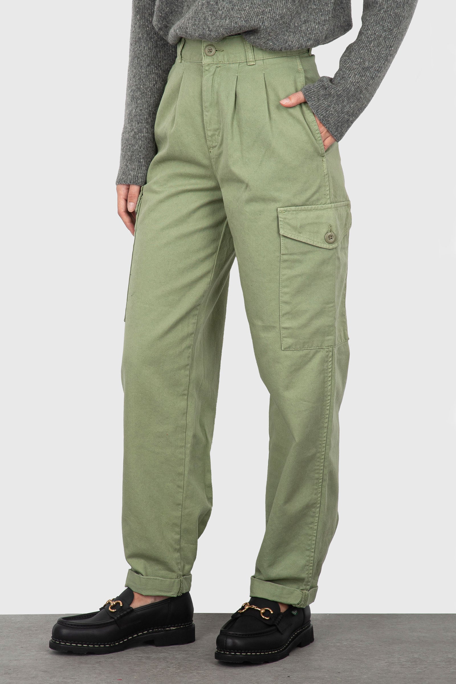 Carhartt Wip W' Collins Pant Verde Donna - 1