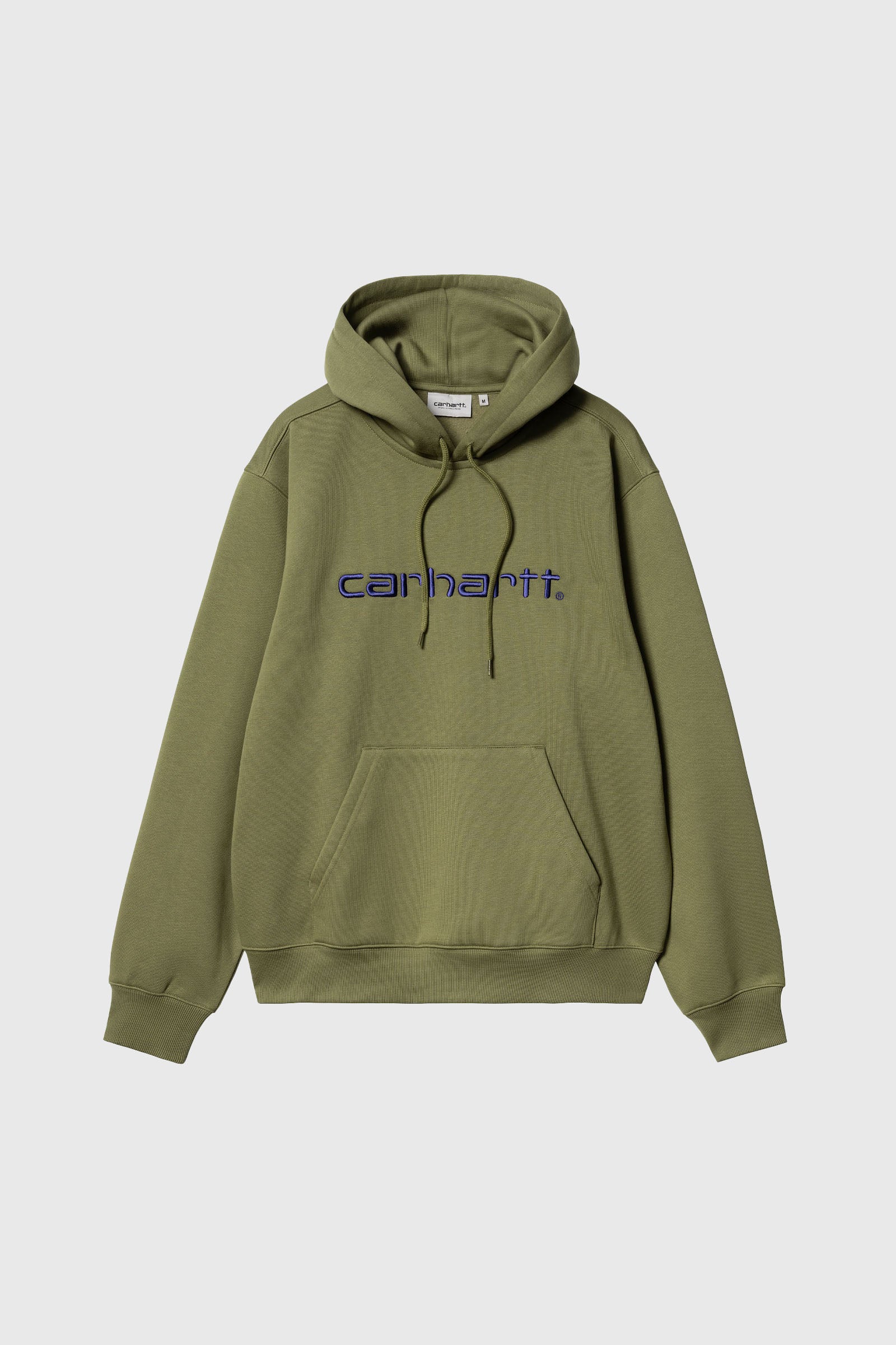 Carhartt Wip Felpa Hooded Carhartt Verde Militare Uomo - 3