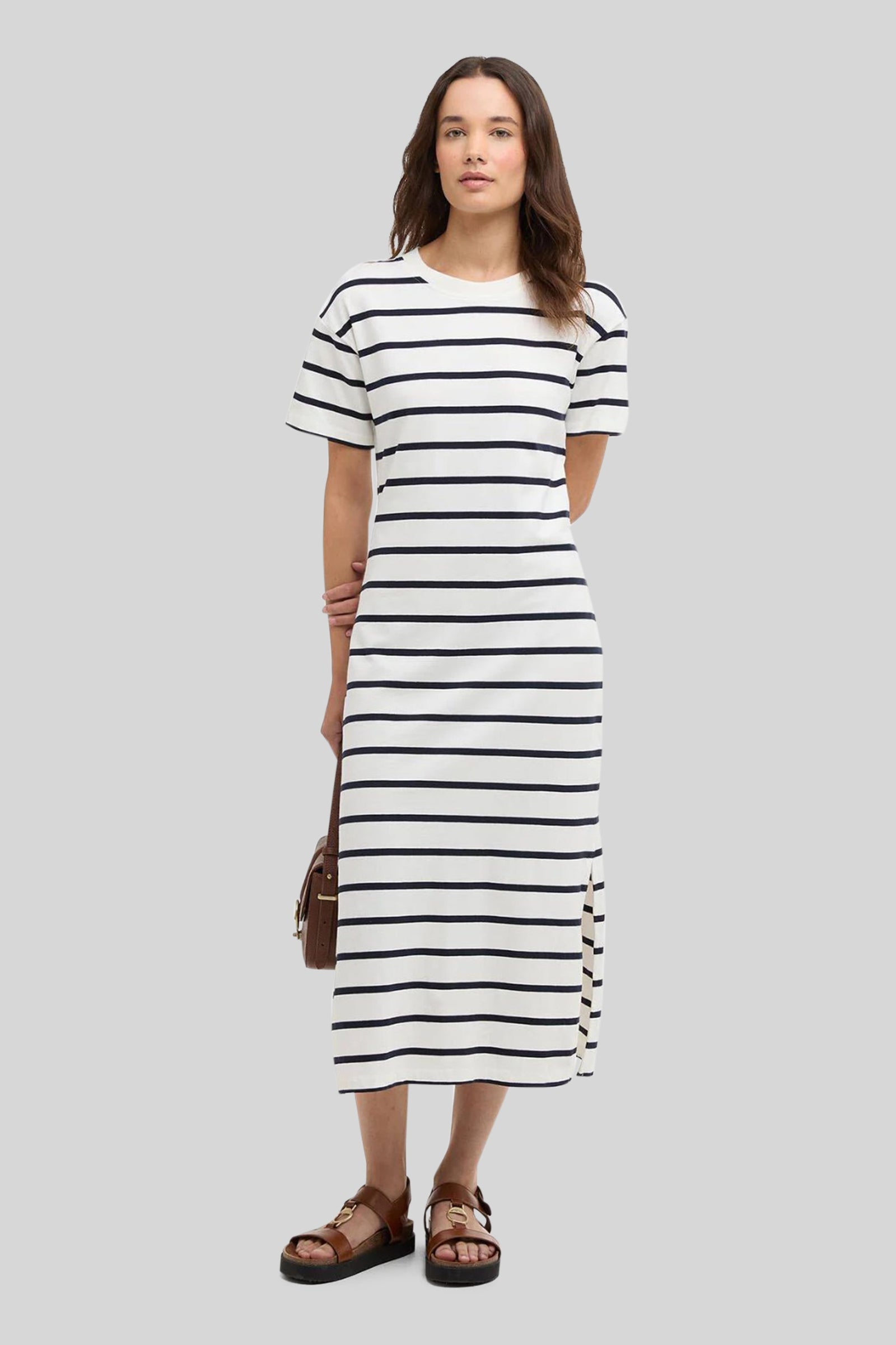 Selena Striped Midi Dress - 5